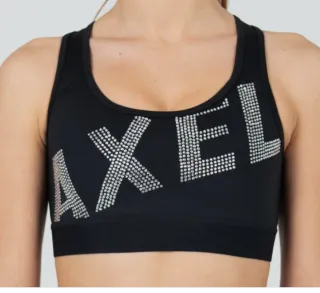 Top Axel Negro con Brillantes