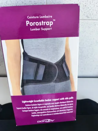 Faja Lumbar Porestrap Negra