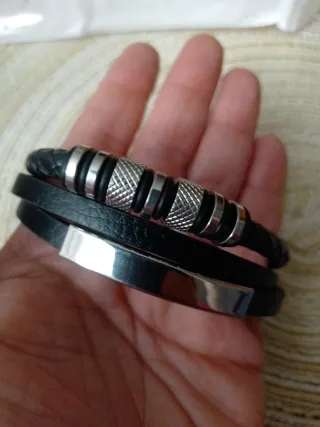Pulsera de piel para hombre