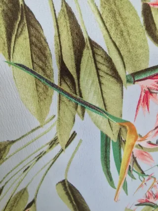 Vestido corto estampado floral