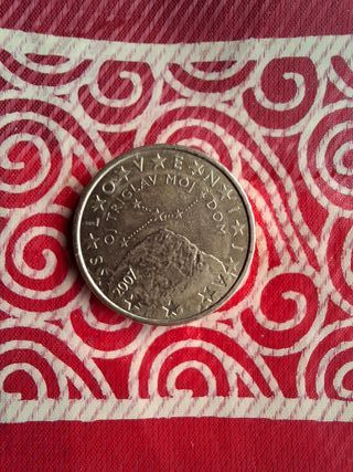 Moneda 50 Céntimos Eslovenia 2007