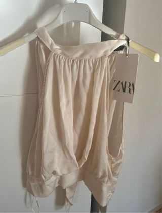 Top Zara Beige