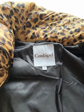 Piumino Conbipel Leopardato - Taglia S (Ottimo)