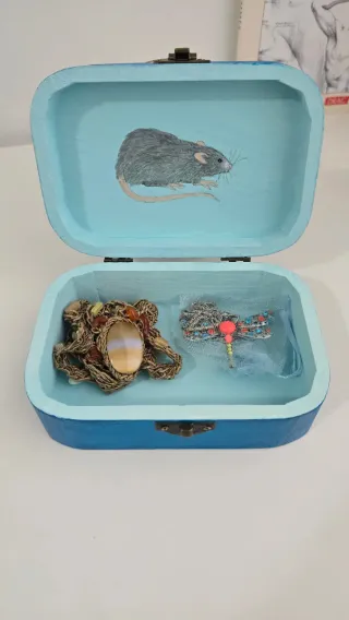 HARRY POTTER - Caja Ron Weasley pintada a mano