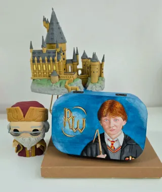 HARRY POTTER - Caja Ron Weasley pintada a mano