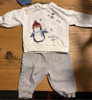 Kit 3 tute OVS e altre marche neonato 62cm