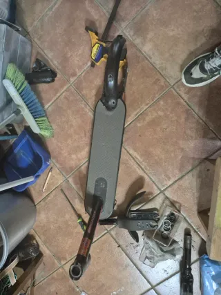 Chasis Patinete Eléctrico horquillas mastil