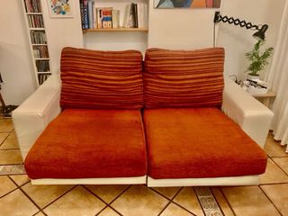 Divano 3 posti estraibile e poltrona relax