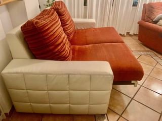 Divano 3 posti estraibile e poltrona relax