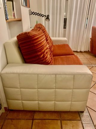 Divano 3 posti estraibile e poltrona relax