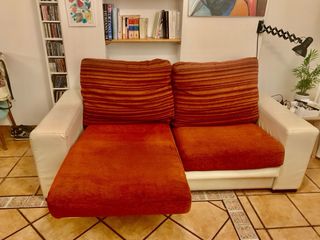 Divano 3 posti estraibile e poltrona relax