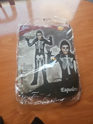 Disfraz esqueleto Halloween talla 5-6