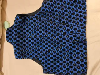 Chaleco fallero azul y negro talla 8-9 años