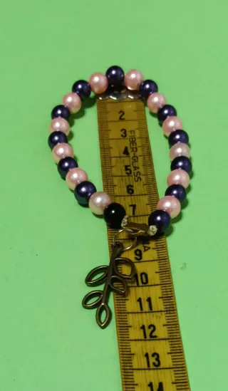 Lote 3 pulseras abalorios