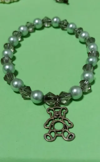 Lote 3 pulseras abalorios