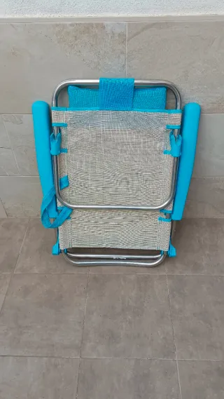 Silla baja de playa aluminio