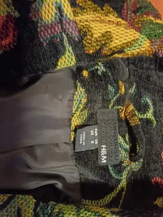 Americana estampada entallada