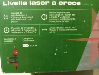 Nivel Láser PARKSIDE Linea Cruzadas con Soporte
