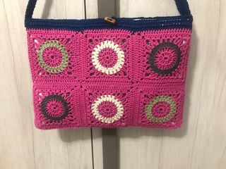 Borsetta donna uncinetto fatta interamente a mano