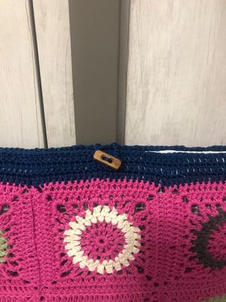 Borsetta donna uncinetto fatta interamente a mano