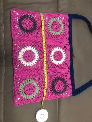 Borsetta donna uncinetto fatta interamente a mano