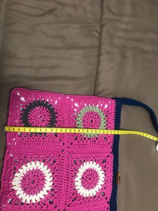 Borsetta donna uncinetto fatta interamente a mano
