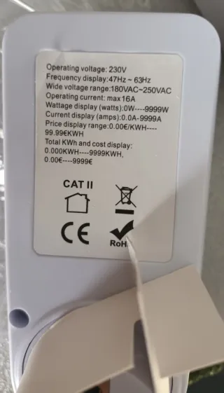 Medidor Consumo Eléctrico Nuevo