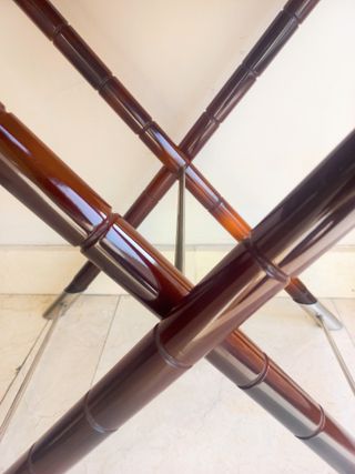 Mesa plegable caparazón tortuga