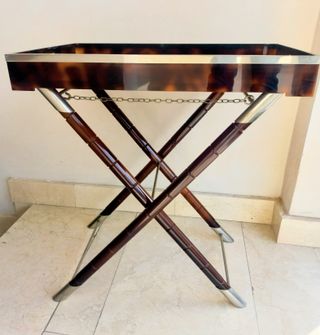 Mesa plegable caparazón tortuga