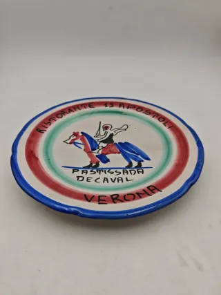 Piatto ricordo Ristorante 12 Apostoli Verona