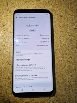Galaxy S8 Plus, 64gb