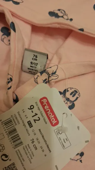 Felpa bambina 9-12 mesi Disney Minnie