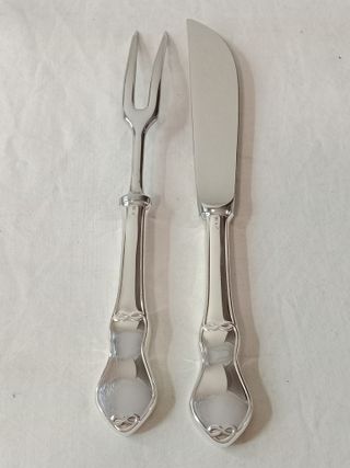 Cubierto Trinchar Plata 925 Meneses y M. Espuñes