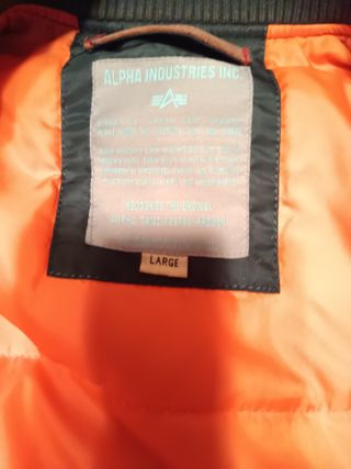 Chaqueta Bomber Alpha Industries Talla M