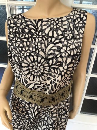 Vestido Síntesis y cinturón Talla 44