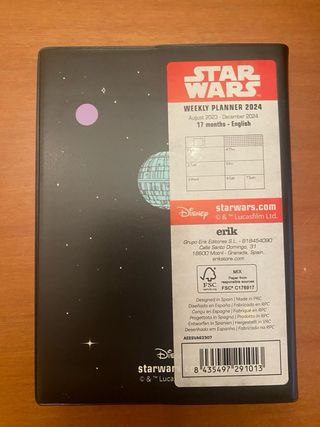 Agenda Dragon Ball Z y Star Wars 2023-2024