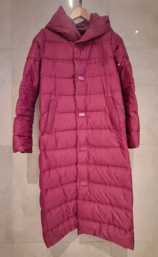 Abrigo largo acolchado