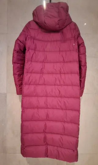 Abrigo largo acolchado