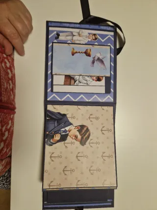 Scrapbook Comunión Niño Náutico