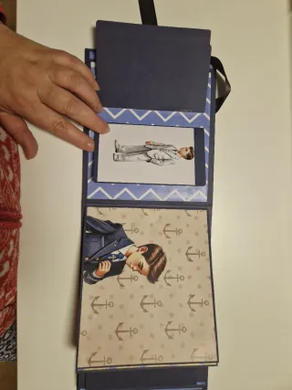 Scrapbook Comunión Niño Náutico