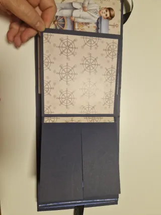 Scrapbook Comunión Niño Náutico