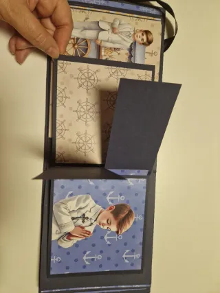 Scrapbook Comunión Niño Náutico