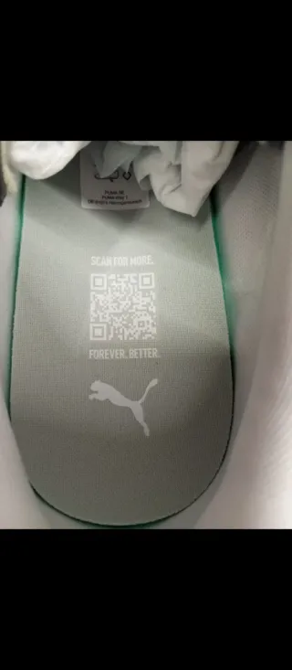 Zapatillas Puma Hombre Blancas y Negras