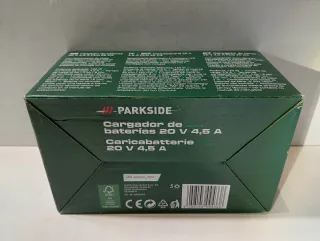 Cargador Parkside 20V Rápido de 4,5A