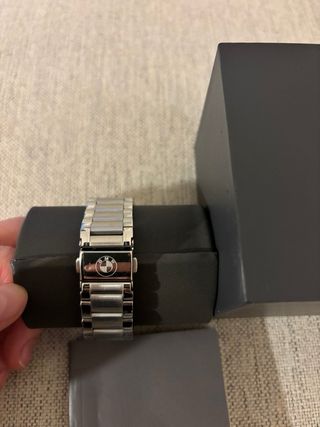 Reloj BMW Cronógrafo Azul y Plateado