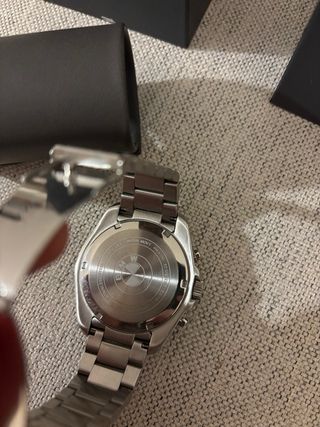 Reloj BMW Cronógrafo Azul y Plateado