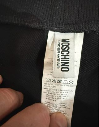 Bermuda Moschino XL Nero Bianco