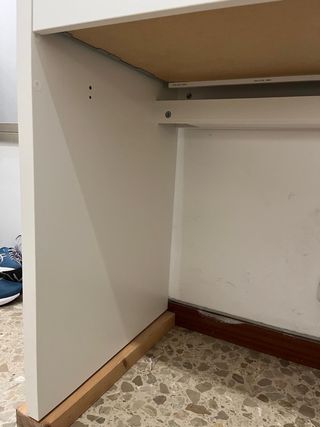 Escritorio Ikea MICKE Blanco Doble