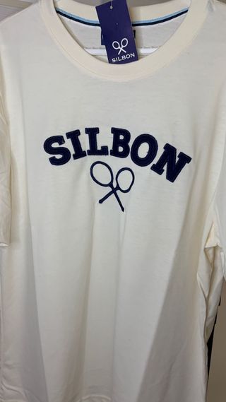Camiseta Silbon Blanca con Logo
