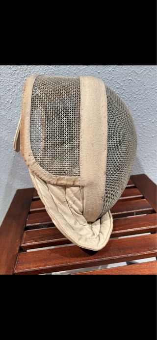 Máscara de esgrima vintage